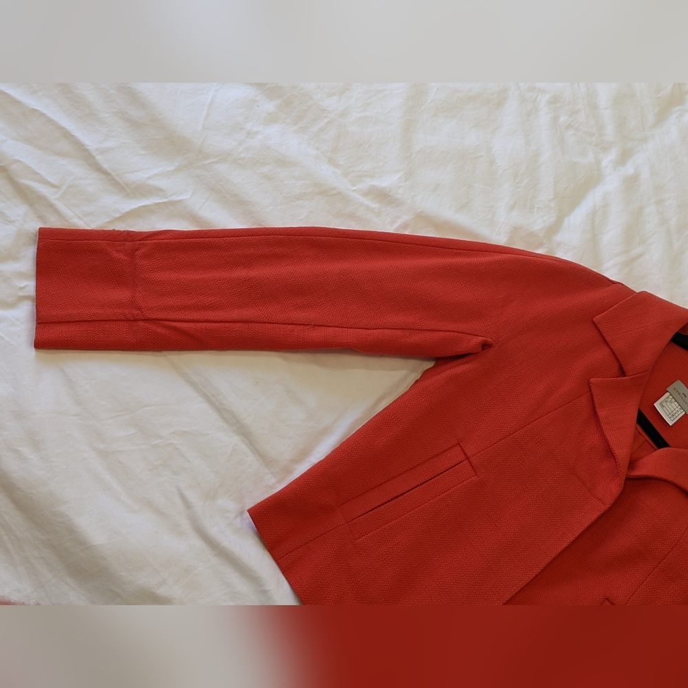 Cyrillus Burnt Orange Cropped Jacket – US 6 - Picture 4 of 6